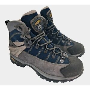 Asolo Gore-Tex Hiking Boots Womens Size 7.5 Gray Suede Waterproof Vibram Trail